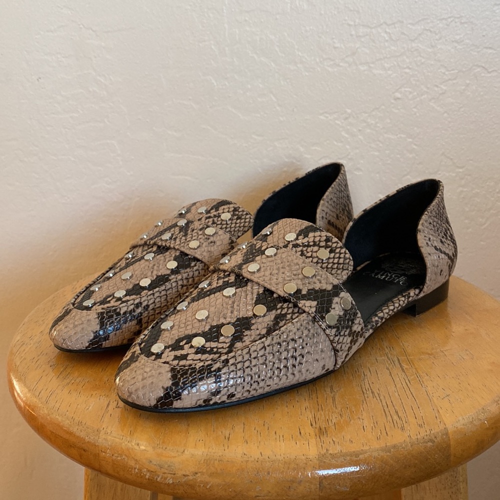 Vince Camino Snake Print Flats